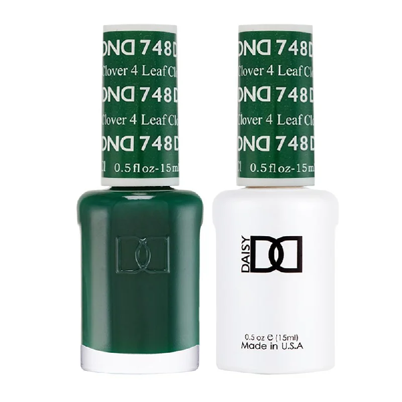 nail polish fountain pond-DND Gel Nail Polish Duo - 748 4 Leaf Clover