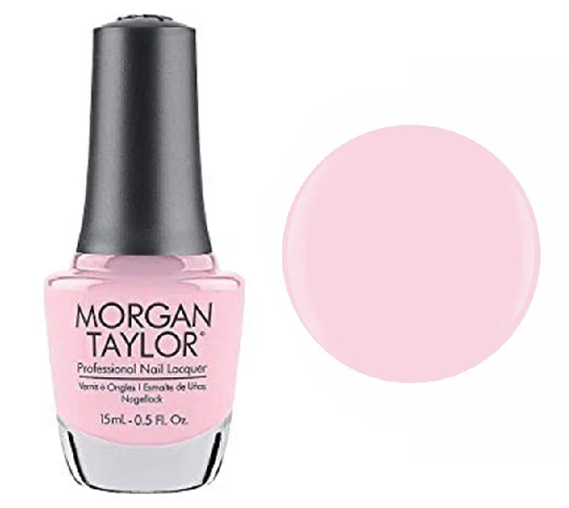 nail polish twig plank-Morgan Taylor Lacquer Nail Polish - Once Upon A Mani - Light Pink Creme - 15ML