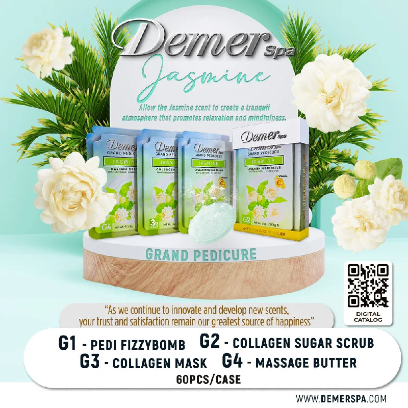 nail repair for nail repair smoothness solutions-DEMER DELUXE PEDICURE KIT JASMINE