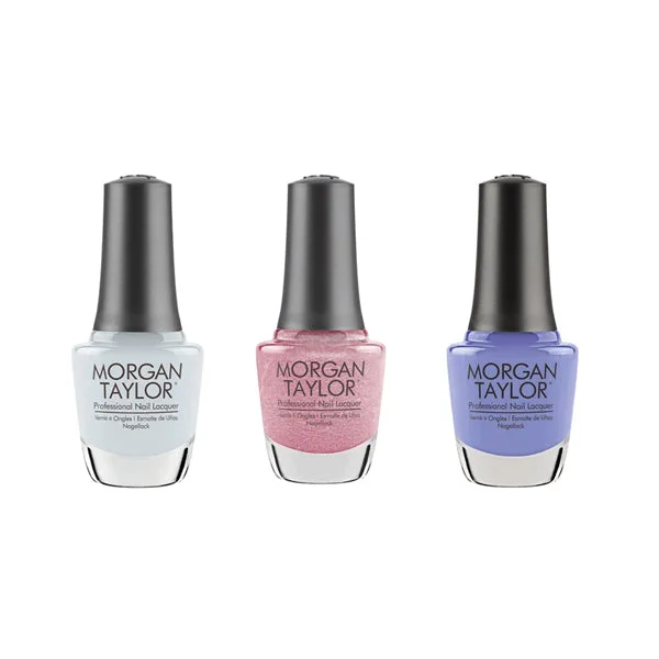 nail polish bucket sink-Lacquer Set - Morgan Taylor Pastel Set