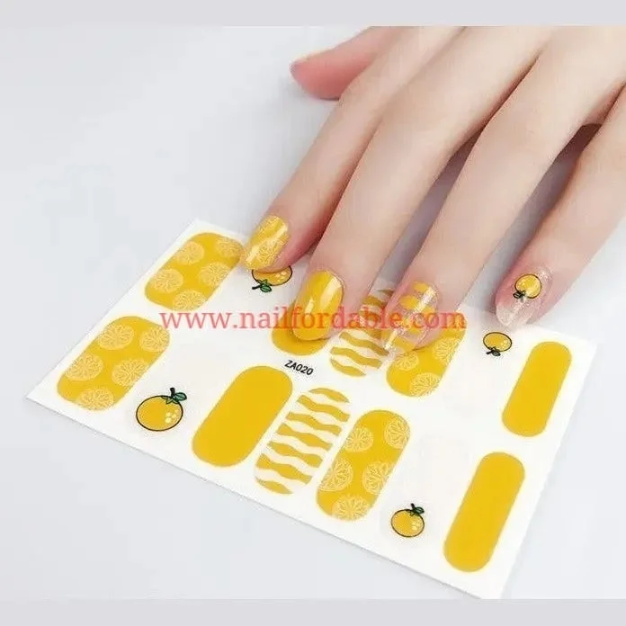 nail repair for nail repair tutorials-Oranges