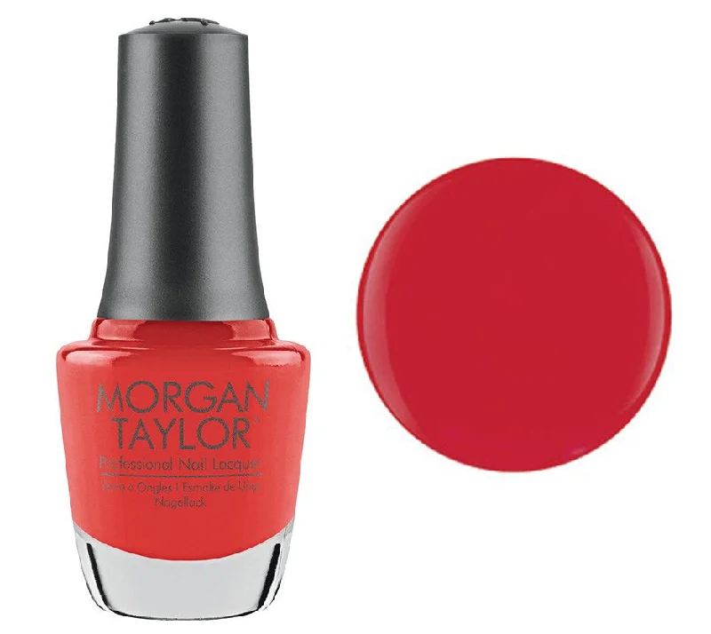 nail polish nut vise-Morgan Taylor Lacquer Nail Polish - Tiger Blossom - Coral Creme - 15ML