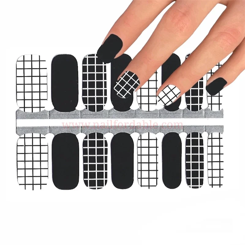 nail repair for nail repair hydration outcomes-Black and White Grids