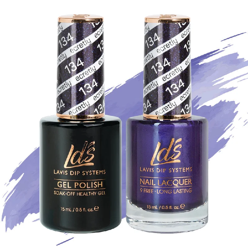 nail polish wick moon-LDS Gel Nail Polish Duo - 134 Secretly