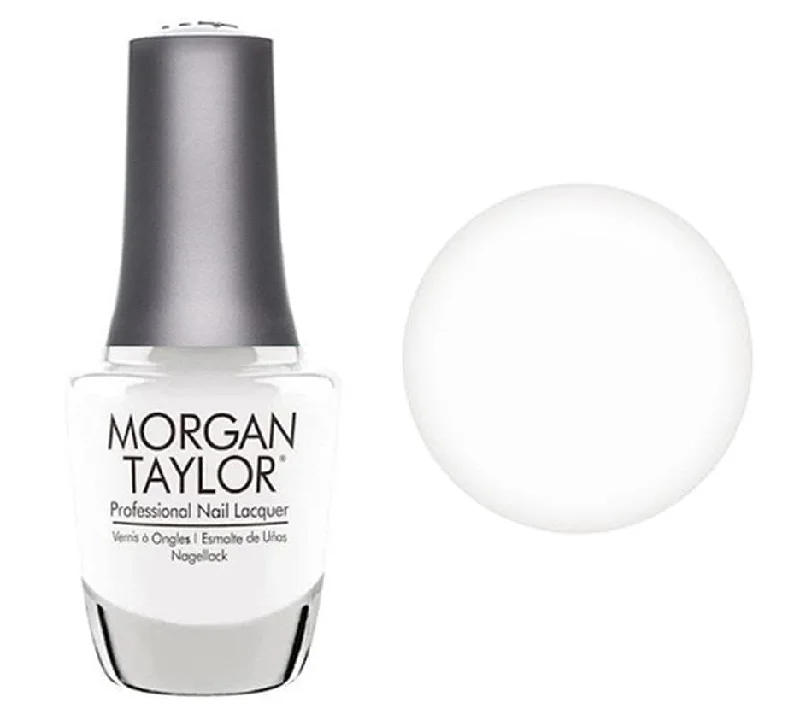 nail polish garage fence-Morgan Taylor Lacquer Nail Polish - Arctic Freeze White Cre me - 15ML