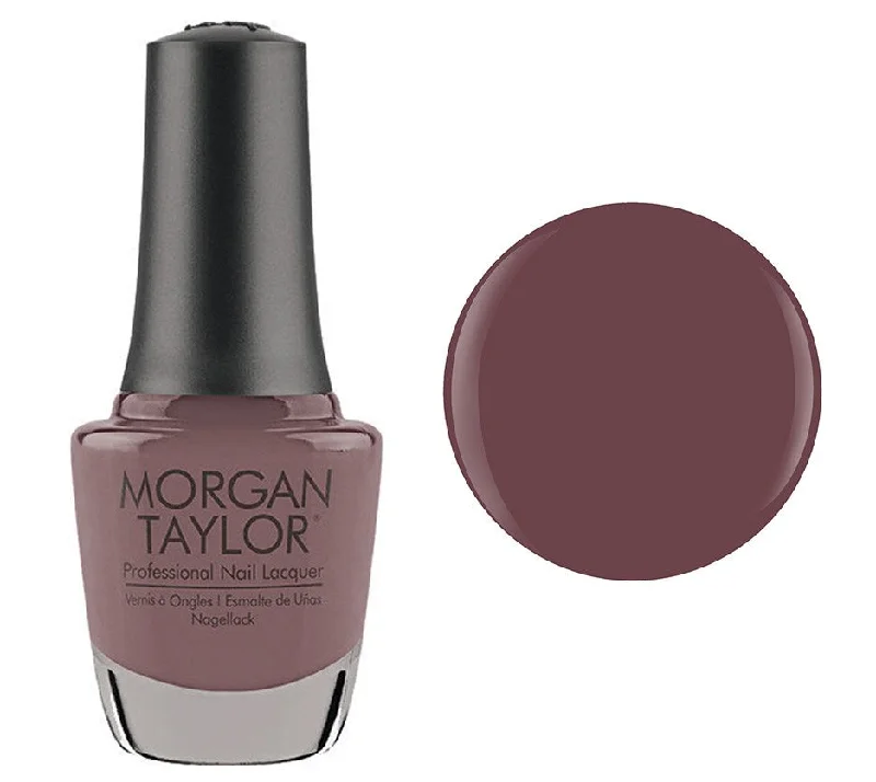 nail polish tub rinse-Morgan Taylor Lacquer Nail Polish - Lust At First Sight - Dusty Purple Creme - 15ML