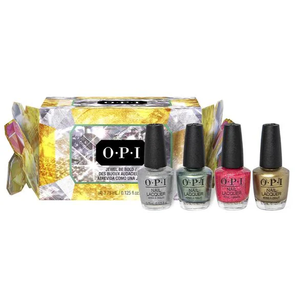 nail polish mint lodge-OPI - Nail Lacquer - Holiday '22 Mini Cracker 4pc Pack