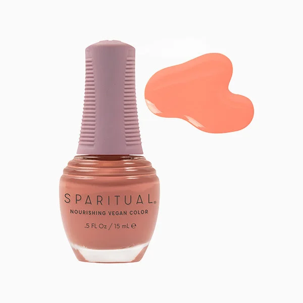 nail polish porch hedge-SpaRitual Nourishing Lacquer Polish - Natural Rhythm - Creme - 15ML