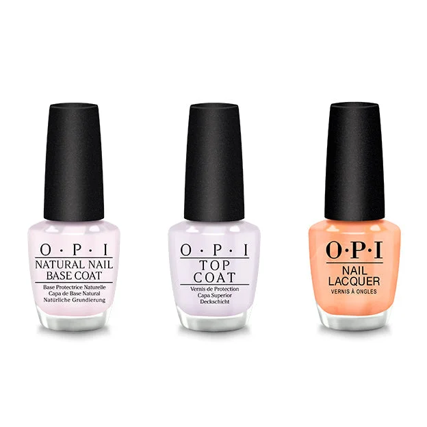 nail polish cove wharf-OPI - Nail Lacquer Combo - Base, Top & Sanding In Stilettos