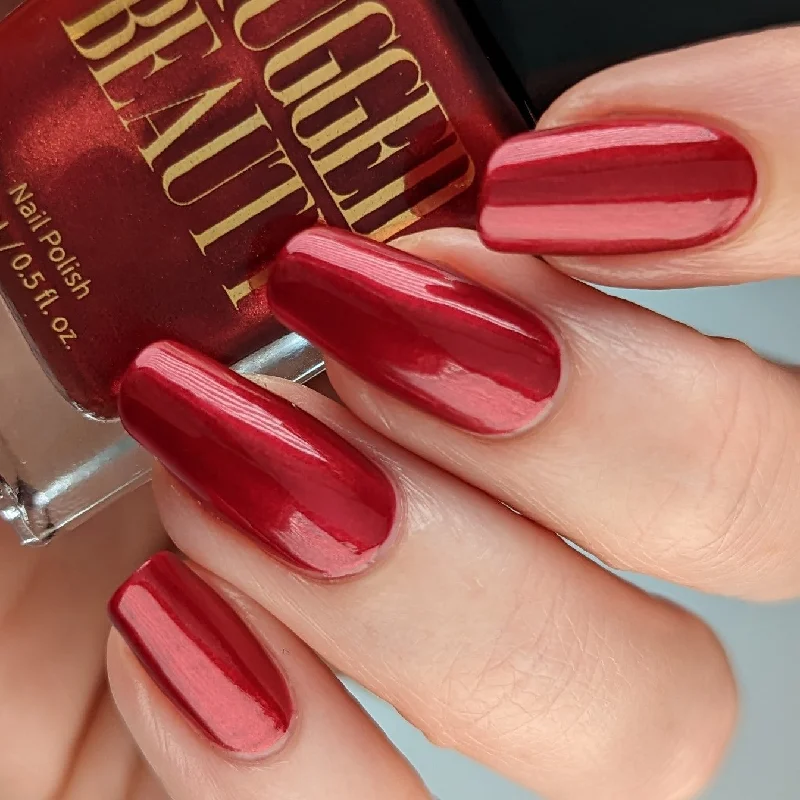 nail polish ice cloud-Holiday Party (Deep Red Nail Polish)