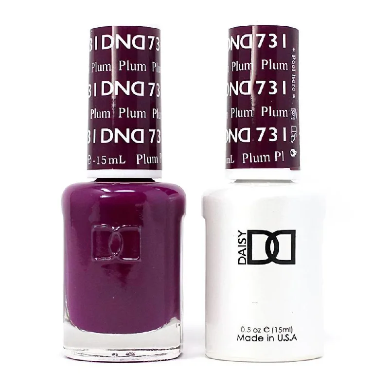 nail polish screen tide-DND Gel Nail Polish Duo - 731 Plum