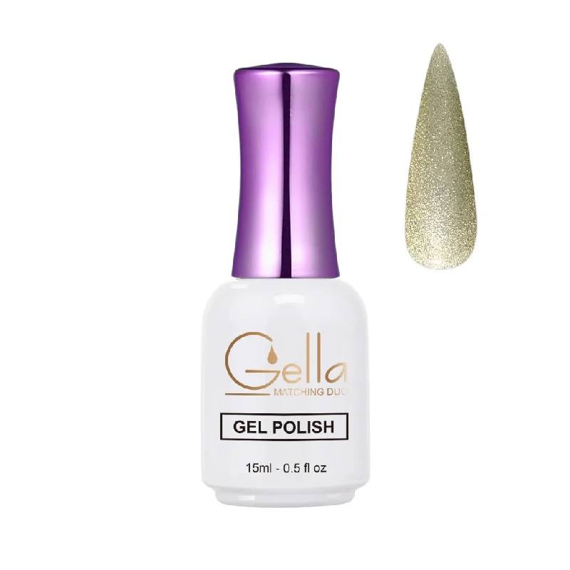 nail polish geyser lake-Silver Cat Eyes Gel - CE16 Gold Fire