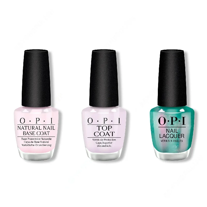 nail polish bubble mop-OPI - Nail Lacquer Combo - Base, Top & Feelin' Capricorn-y