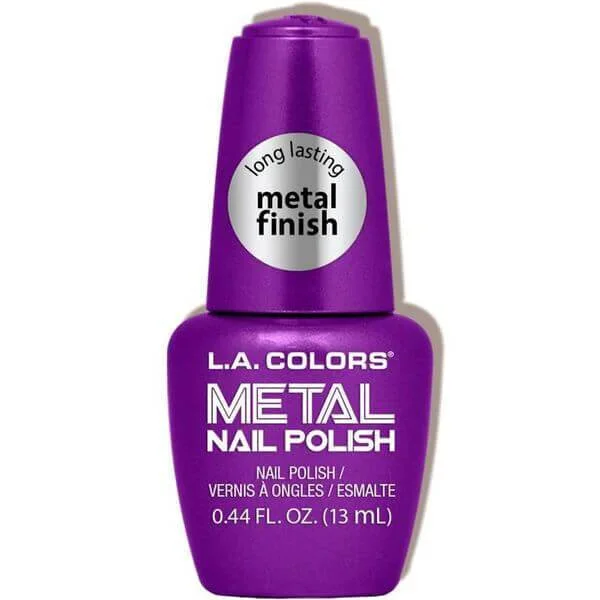 nail polish branch log-LA Colors Metal Polish Violet Vixen