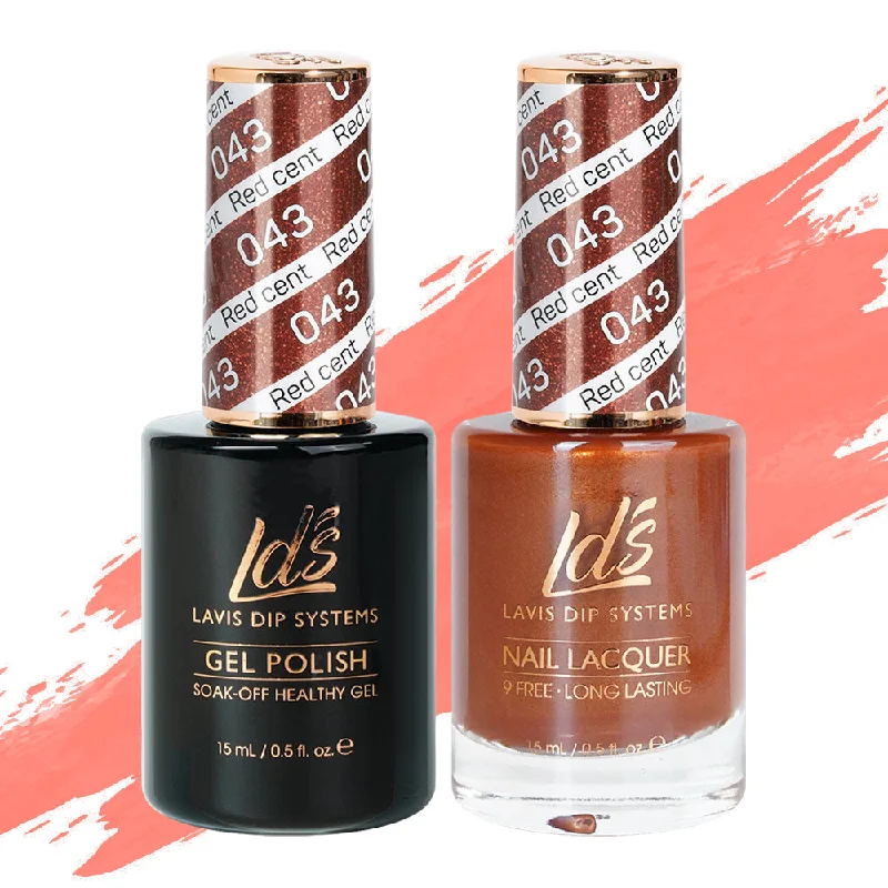 nail polish hammer drill-LDS Gel Nail Polish Duo - 043 Bronze