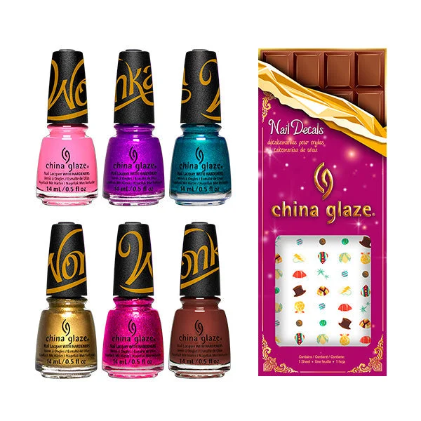 nail polish pool trough-China Glaze - Wonka Collection & Nail Decals