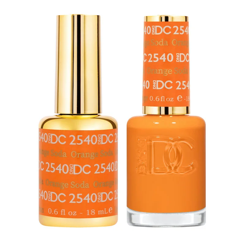 nail polish sponge model-Duo Gel - DC2540 Orange Soda