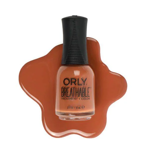 nail polish coin chamber-ORLY BREATHABLE Sienna Suede