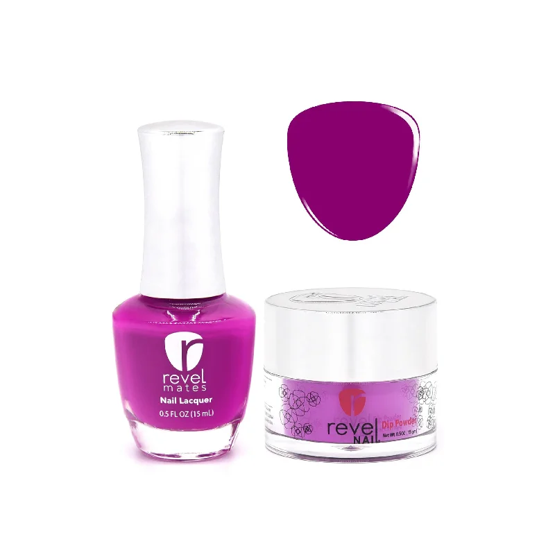 nail repair for nail repair thickness improvements-D354 Vogue Purple Crème Nail Polish + Dip Powder Set