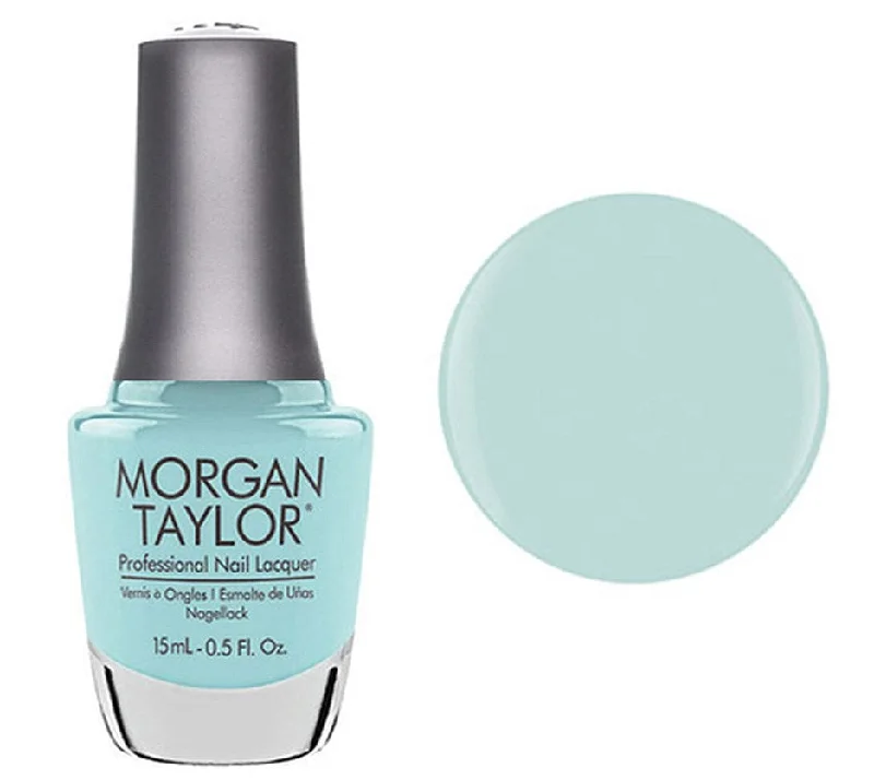 nail polish bark beam-Morgan Taylor Lacquer Nail Polish - Sea Foam Light Green Cre me - 15ML