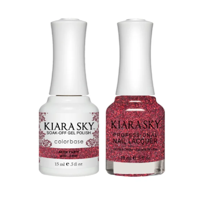 nail polish downpour gust-Kiara Sky Gel Nail Polish Duo - All-In-One - 5035 AFTER PARTY