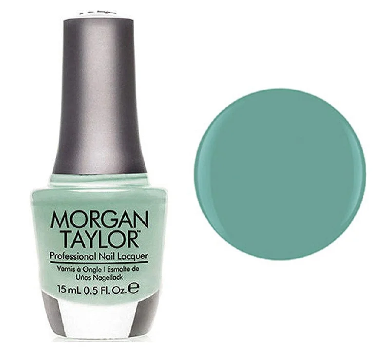 nail polish chimney blaze-Morgan Taylor Lacquer Nail Polish - A Mint of Spring Mint Green Cre me - 15ML