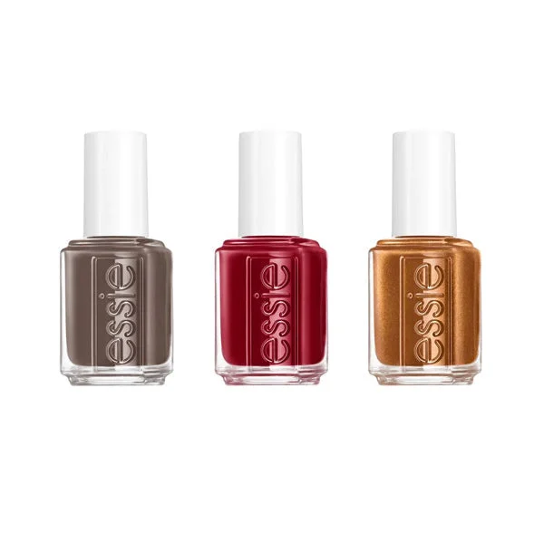 nail polish well spout-Lacquer Set - Essie Wrapped In Luxury Set 3