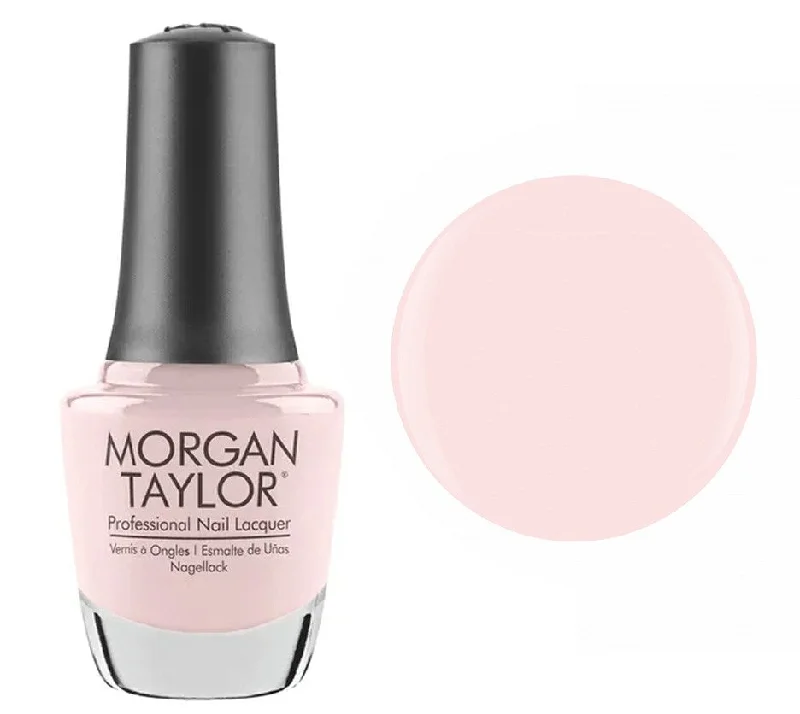 nail polish tree timber-Morgan Taylor Lacquer Nail Polish - Curls and Pearls Pale Pink Cre me - 15ML