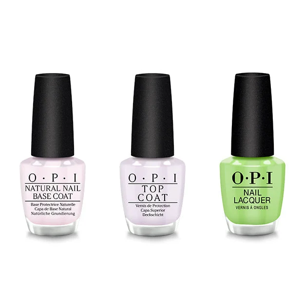 nail polish field swamp-OPI - Nail Lacquer Combo - Base, Top & Summer Monday-Fridays