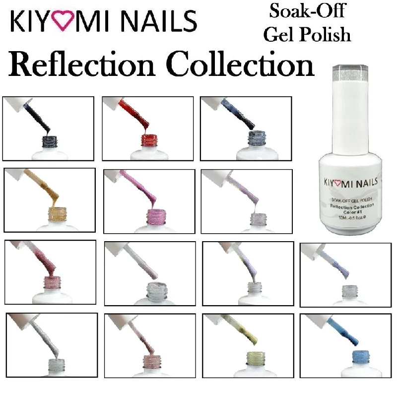 nail polish bucket sink-Kiyomi Nails Reflection Collection Gel Soak Off Polish