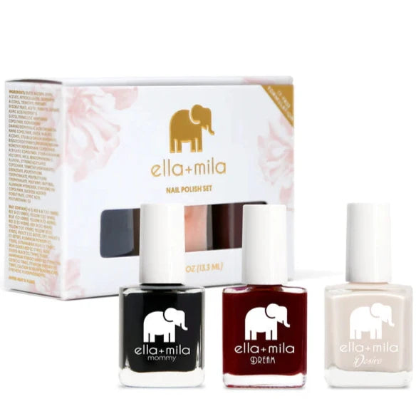 nail polish gather mask-ella+mila 3 Pack | Ghosted Set