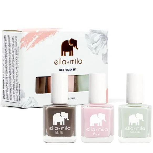 nail polish pleat hood-ella+mila 3 Pack | Stuck In London Set