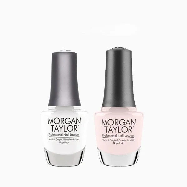 nail polish beam flue-Morgan Taylor Lacquer Nail Polish French Duo - 2 Full Size Polishes