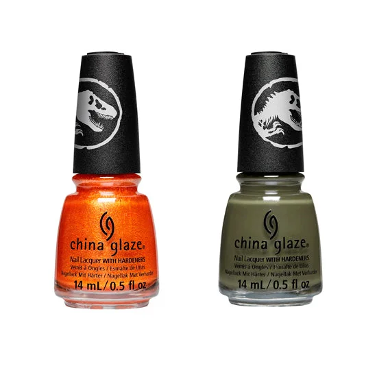 nail polish pond cistern-Lacquer Set - China Glaze Jurassic World Dominion Set 3