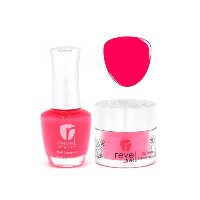 nail repair for nail repair hydration improvements-D353 Serena Pink Crème Nail Polish + Dip Powder Set