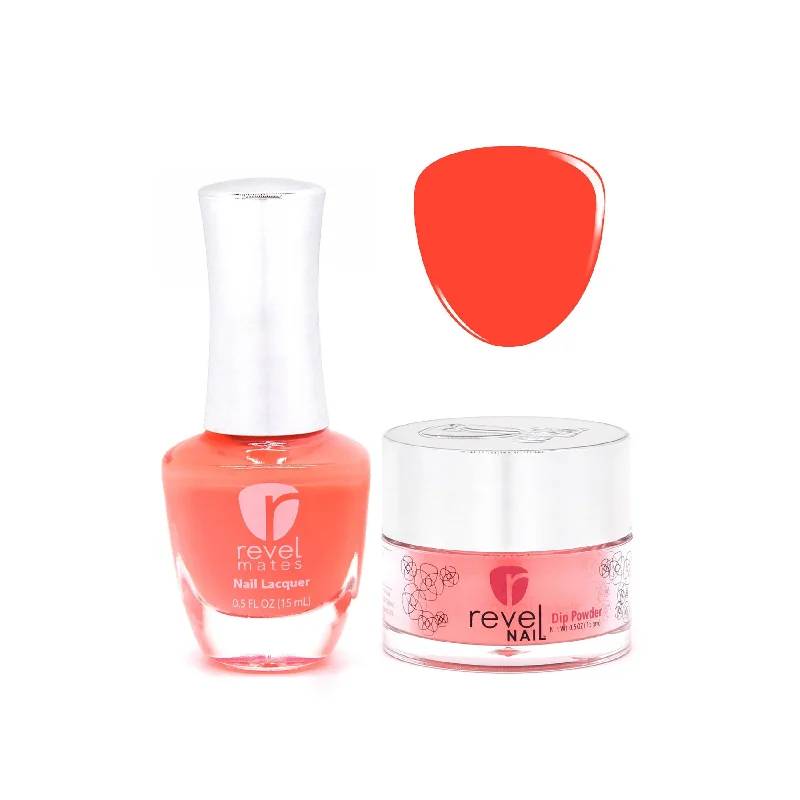 nail repair with gallica rose oil-D364 Free Oragne Crème Nail Polish + Dip Powder Set