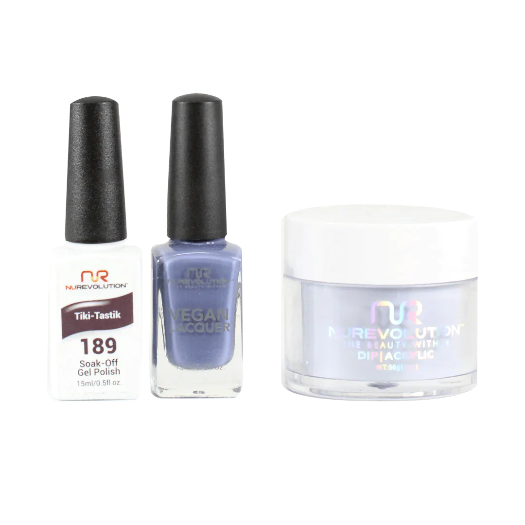 nail polish quest artifact-NuRevolution Trio set 189 Tiki-Tastic