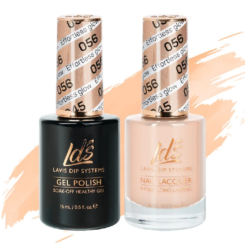 nail polish smoke shadow-LDS Gel Nail Polish Duo - 056 Effortless Glow