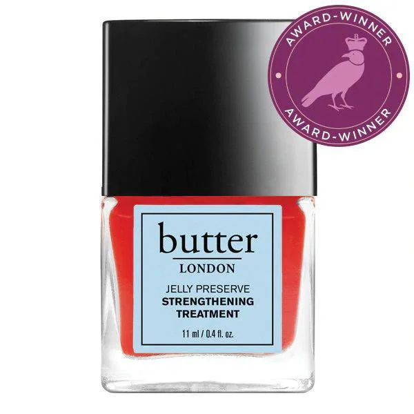 nail polish pillar gate-Butter London Strawberry Rubarb Jelly Preserve Strengthening Treatment