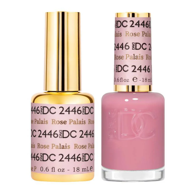 nail polish frost foam-Duo Gel - DC2446 Rose Palais