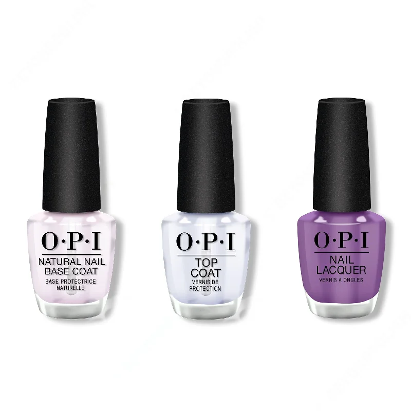 nail polish field swamp-OPI - Nail Lacquer Combo - Base, Top & Medi-take It All In