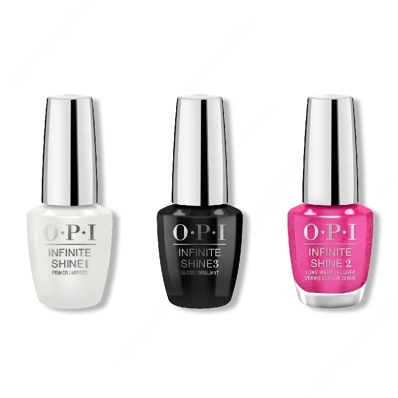 nail polish manor barrel-OPI - Infinite Shine Combo - Base, Top & Pink, Bling, and Be Merry