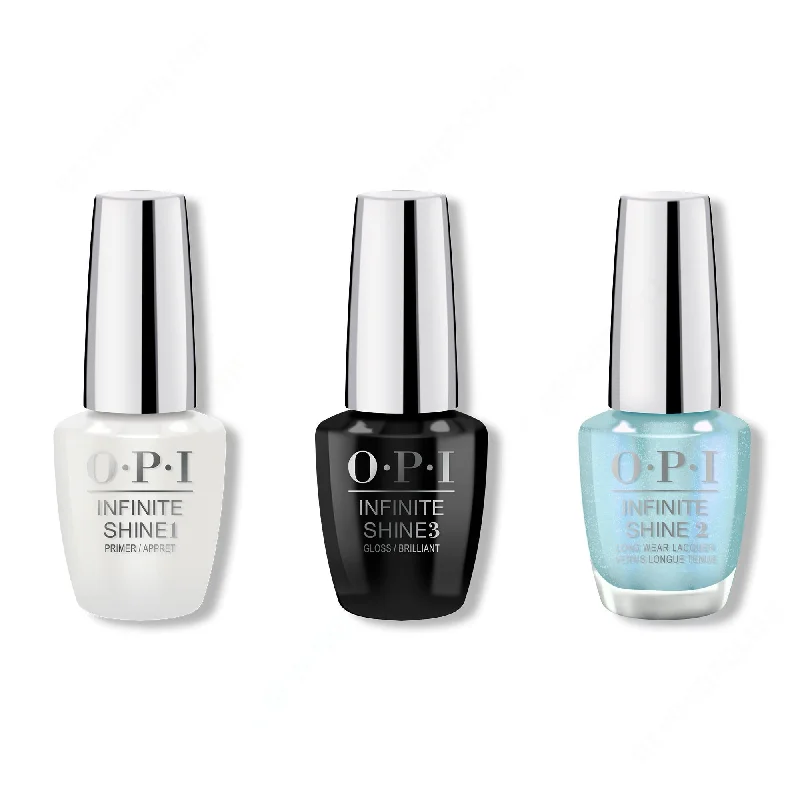 nail polish faucet bubble-OPI - Infinite Shine Combo - Base, Top & Pisces The Future