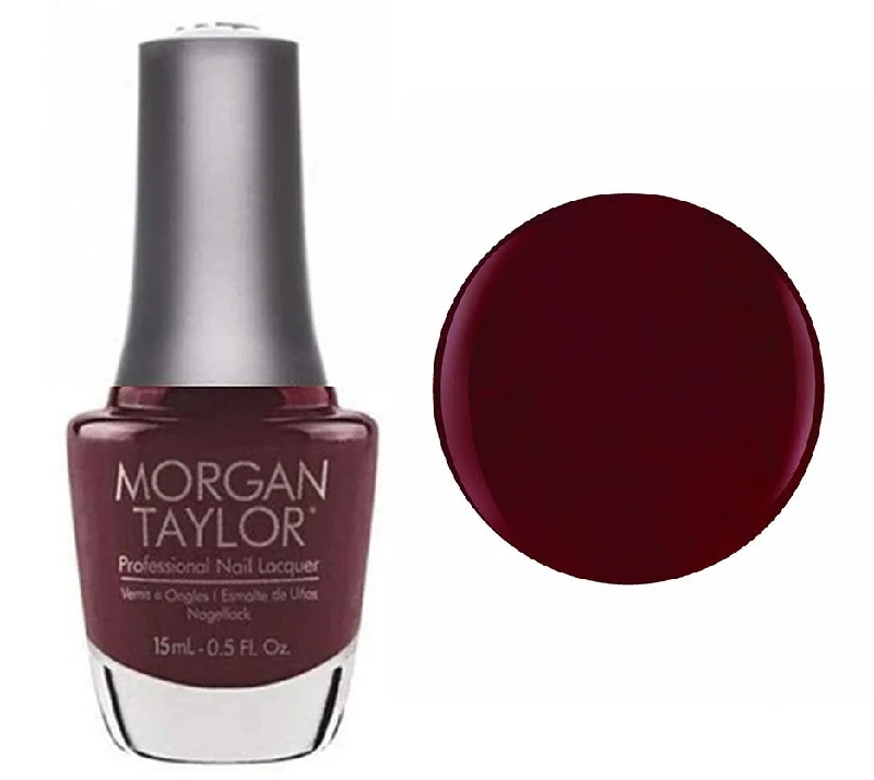 nail polish yard bark-Morgan Taylor Lacquer Nail Polish - Red Alert Deep Red Cre me - 15ML