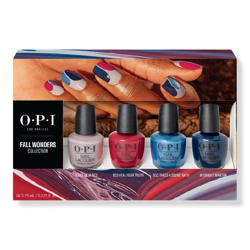 nail polish bottle peach-OPI Nail Lacquer - Fall Wonder - Mini 4-Pack