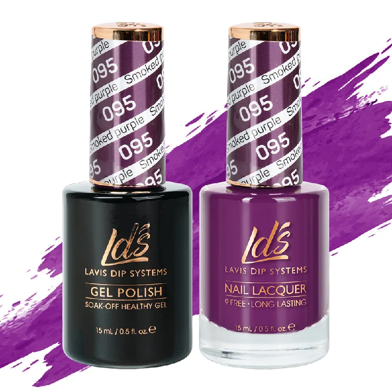 nail polish basement yard-LDS Gel Nail Polish Duo - 095 Smoked Purple