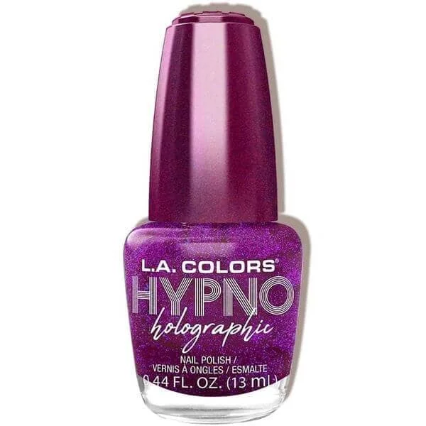 nail polish trunk ridge-LA Colors Hypno Holographic Polish Euphoric