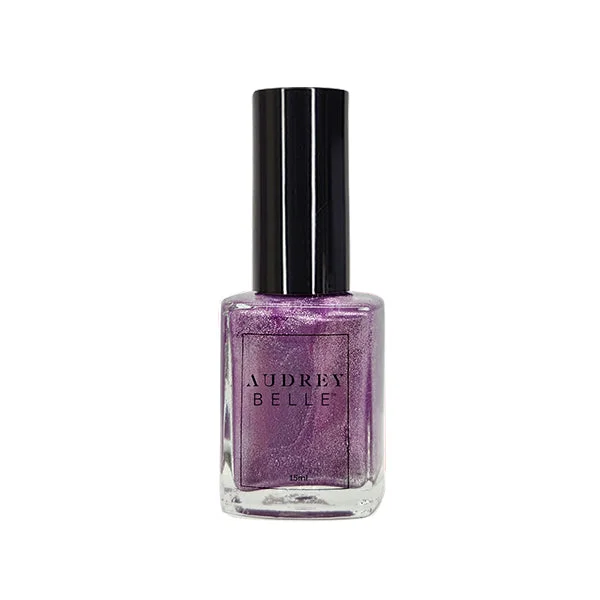 nail polish loft lawn-Audrey Belle Vegan Nail Polish Lou Lou Soft Lilac Chrome - 15ml