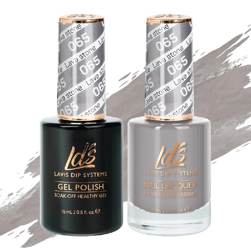 nail polish truss terrace-LDS Gel Nail Polish Duo - 065 Lava Stone