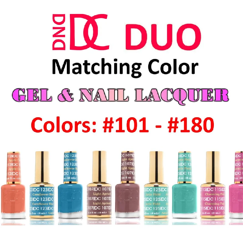 nail polish stream cascade-DND DC (101-180) Gel Polish & Nail Lacquers Duos